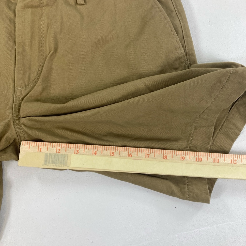GAP Khakis Lived In Flat Front Chino Shorts Tan Men's Size 34 Summer Outdoor - Picture 7 of 16
